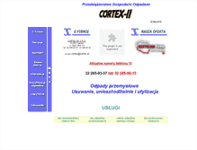 Tablet Screenshot of cortex.pl