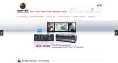 Desktop Screenshot of cortex.com.br